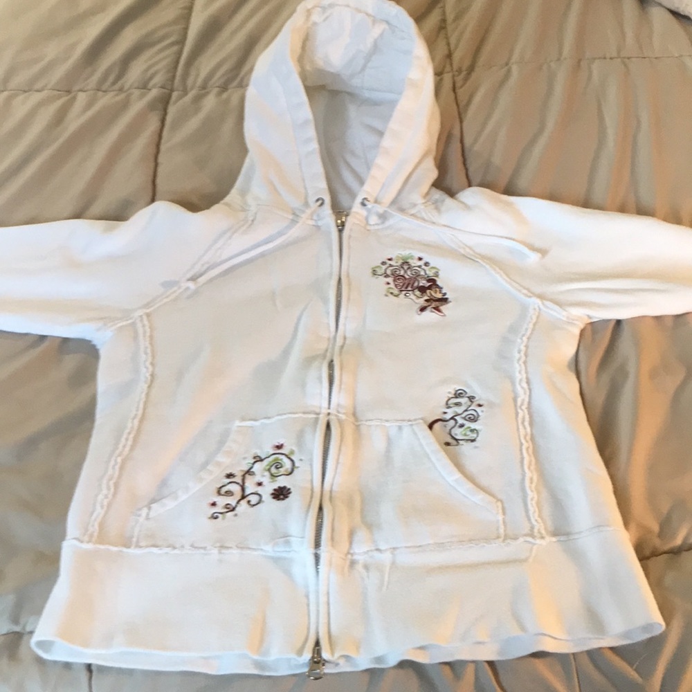 Disneyland hooded zip up sweatshirt - Minnie Mouse